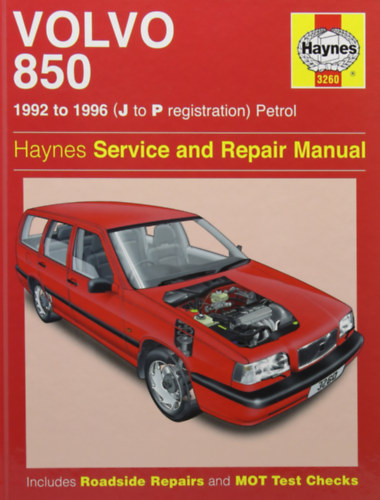 Volvo 850 1992 to 1996 (J to P registration) Petrol Haynes Service and Repair Manual