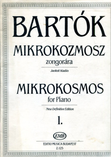 Mikrokozmosz zongorra I-II.