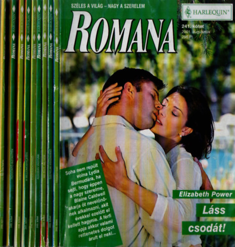 10 db Romana magazin: (241.-250. lapszmig, 2001/08-2001/12 10 db., lapszmonknt)