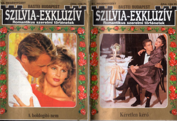 5 db Szilvia-Exkluzv 61.,64., 65., 76., 87. szmok  : Kretlen kr + A boldogt nem + A krtya nem hazudik + Az jszaka grfnje + Marietta rvbe r