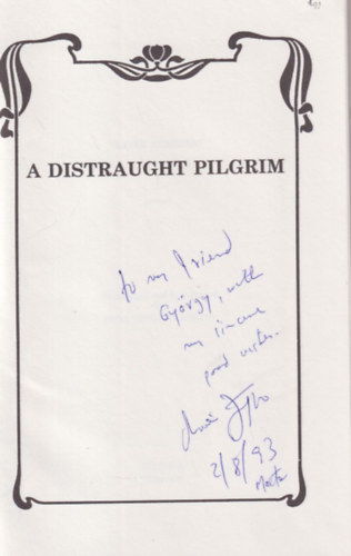 A Distraught Pilgrim poems - dediklt