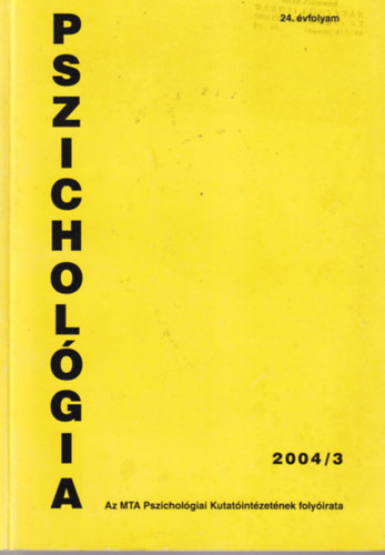 Pszicholgia 2004/3 (24. vf.)