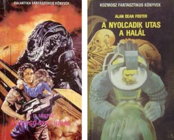 A nyolcadik utas a hal�l + A bolyg� neve: hal�l  (2db k�nyv)