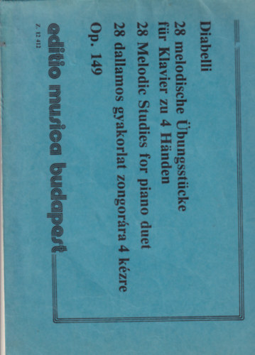 28 dallamos gyakorlat zongor�ra �s 4 k�zre