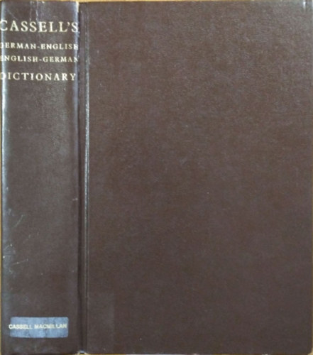 Cassell's  German Dictionary - German-English, English-German