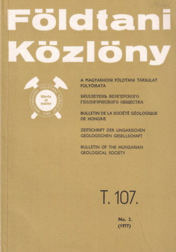 Fldtani Kzlny T. 107. - No. 2. (1977)