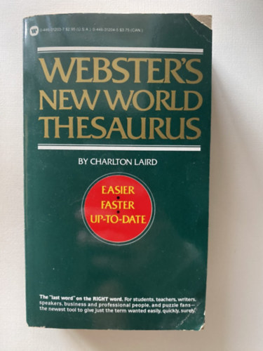 Webster's New World Thesaurus