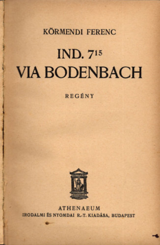 Ind. 7.15 via Bodenbach
