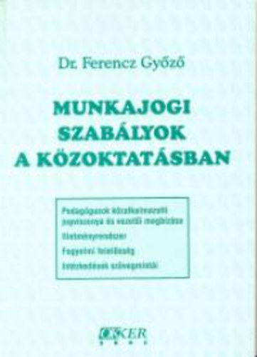 Munkajogi szablyok a kzoktatsban
