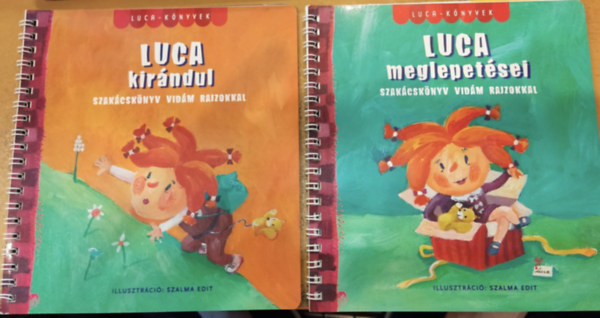 2 db Luca-knyvek: Luca kirndul + Luca meglepetsei