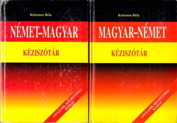 Kelemen Bla  (szerk.) - Magyar-Nmet Nmet-Magyar kzisztr (Regiszteres kiads!)