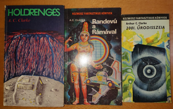 3 sci-fi A. C. Clarke-tl: Holdrengs, Randev a Rmval, 2001.rodsszeia