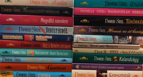 20 db Danielle Steel k�tet
