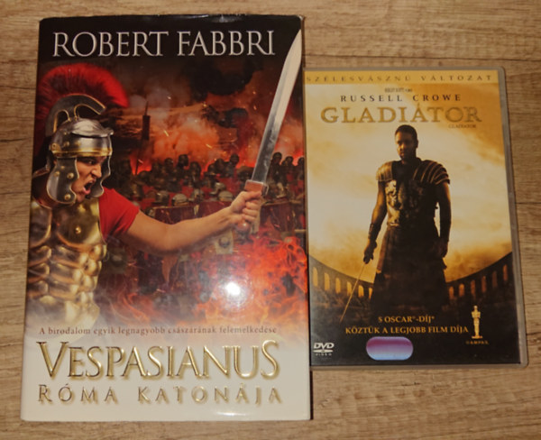 2 kiadv�ny  r�maiakr�l kardokkal: Vespasianus r�mai katon�ja + Gladi�tor (DVD)