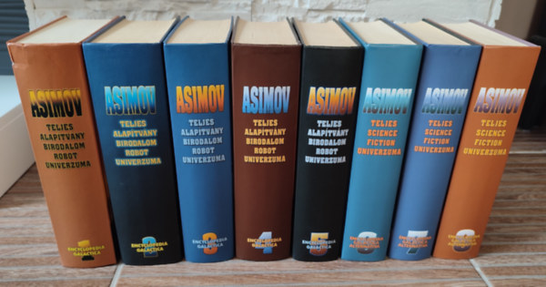 Asimov teljes Alaptvny-Birodalom-Robot s Science Fiction univerzuma 1-8. (I-VIII.)