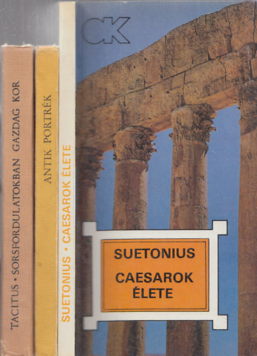 Caesarok lete (Olcs Knyvtr) + Antik portrk (Tka) + Sorsfordulatokban gazdag kor (Tka) (3 db)
