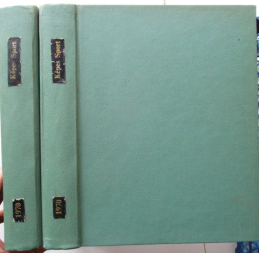 K�pes Sport 1970 1-52. teljes �vfolyam (k�t k�tetben)