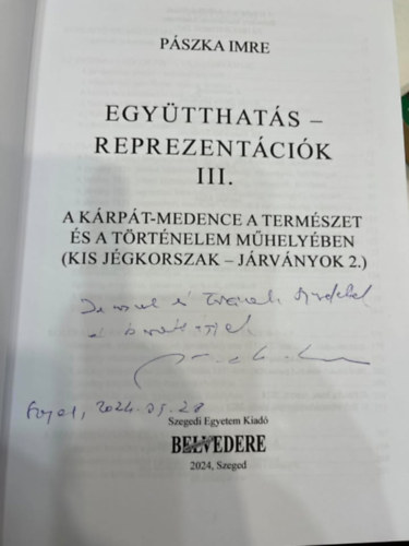P�szka Imre  (szerk.) - Egy�tthat�s-reprezent�ci�k III.