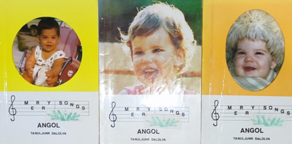 3db angol nyelv dalosknyv - Tanuljunk dalolva sorozat-I-III. rsz