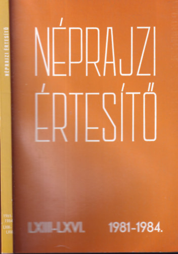 Nprajzi rtest 1981-1984. (LXIII-LXVI.)