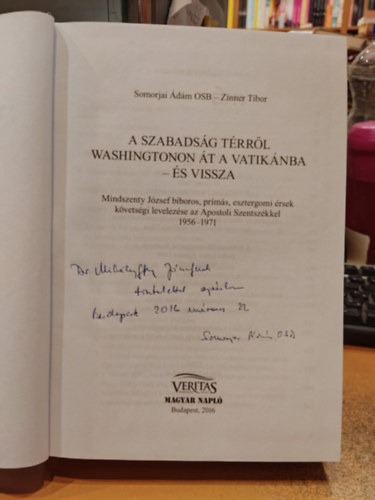 A Szabadsg trrl Washingtonon t a Vatiknba - s vissza