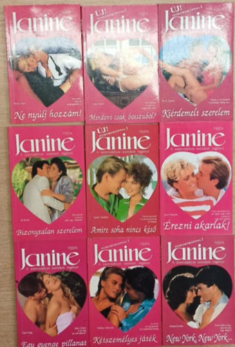 9 db Janine romantikus ktet egytt