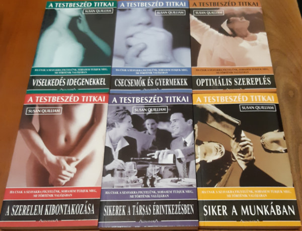 A testbesz�d titkai: Viselked�s idegenekkel + Csecsem�k �s gyermekek + Optim�lis szerepl�s + A szerelem kibontakoz�sa + Sikerek a t�rsas �rintkez�sben + Siker a munk�ban