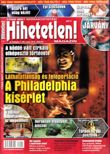 Hihetetlen! magazin (X. �vfolyam 1. sz�m (99.) - 2010. janu�r)