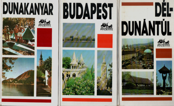 3 db Panorma: Budapest, Dl-Dunntl, Dunakanyar.