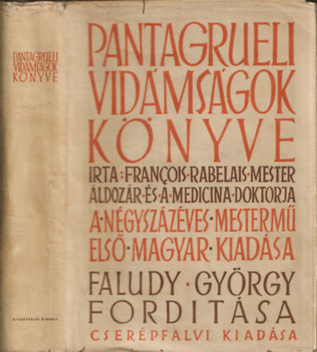 Francois Rabelais - Pantagruel (Faludy Gy�rgy ford�t�sa)