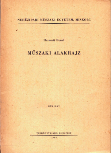 Mszaki alakrajz (kzirat)