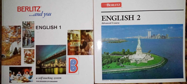 BERLITZ  ...and you English 1-2. (a self-teaching system for speakers of hungarian + Advanced Course)