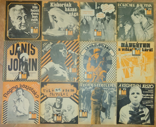 Az Ifj�s�gi Magazin teljes 1972-es �vfolyama lapsz�monk�nt