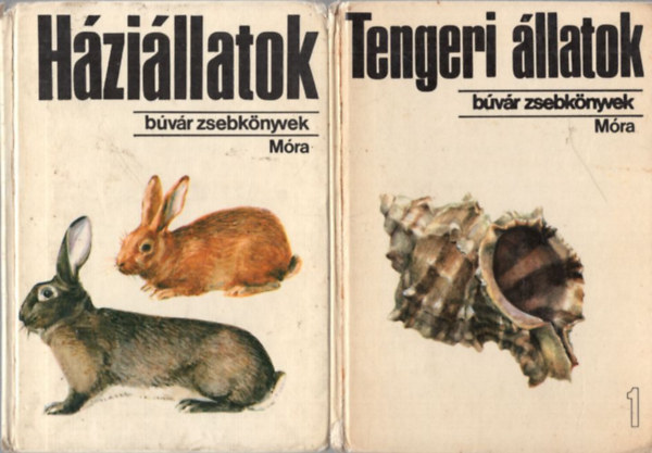 3 db Bvr zsebknyvek: Tengeri llatok 1 + Hzillatok + Vadak