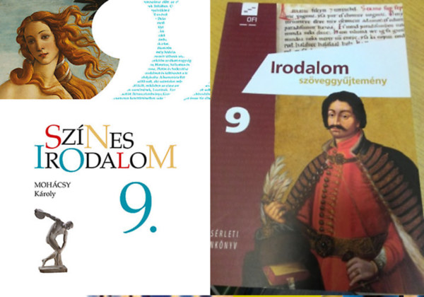 Mohcsy Kroly - Sznes irodalom 9. + Irodalom szveggyjtemny 9. - Ksrleti tanknyv ( 2 ktet )
