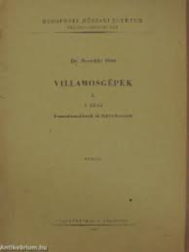 Villamosgpek I. 2. rsz - Transzformtorok s fojttekercsek