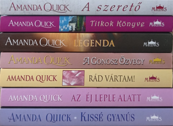 Az j leple alatt + Rd vrtam + A gonosz zvegy + Legenda + Titkok knyve + A szeret + Kiss gyans