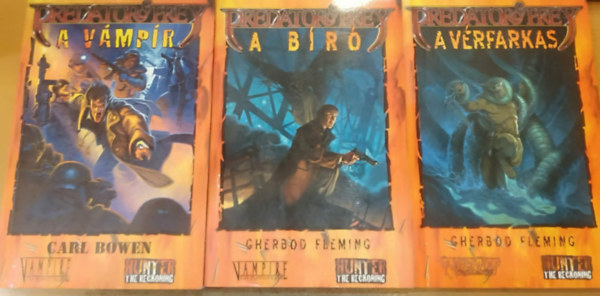 3 db Vad�sz �s pr�da 1-3.: A v�mp�r + A b�r� + A v�rfarkas