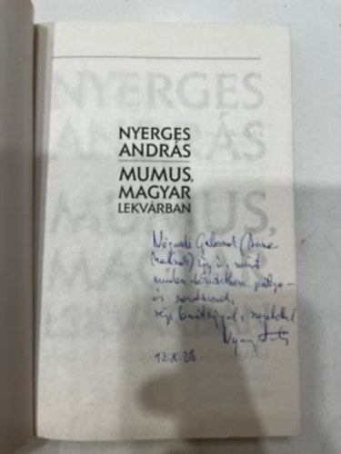 Mumus, magyar lekv�rban