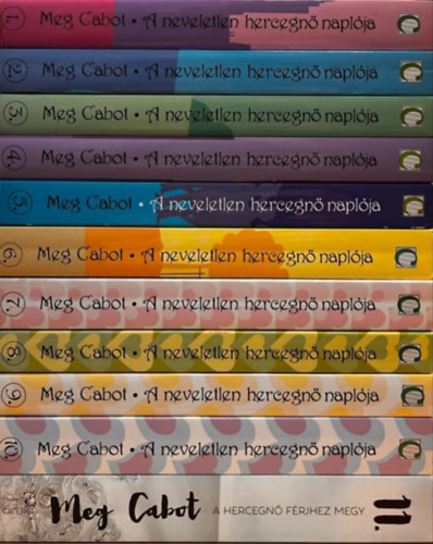 Meg Cabot - A neveletlen hercegn naplja - knyvcsomag (15 db)