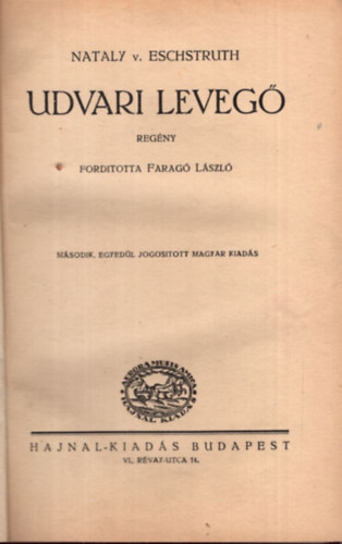 Udvari leveg