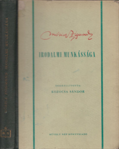 Mricz Zsigmond irodalmi munkssga (Bibliogrfia)