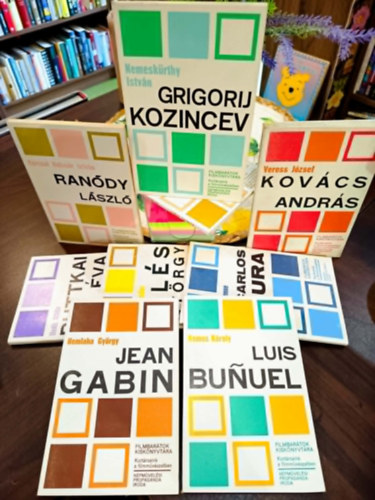 Nemeskürthy István, Karcsai Kulcsár István, Nemes Károly, Hollós Adrienne, Féjja Sándor, Deák Attila Veress József - Film tematikájú könyvcsomag 9 darabos KÖNYVMENTŐ AJÁNLAT: Grigorij Csuhraj, Kovács András, Grigorij Kozincev, Ranódy László, Jean Gabin, Luis Bunuel, Carlos Saura, Illés György, Ruttkai Éva