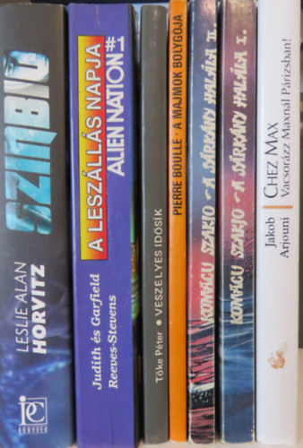6 db sci-fi 7 ktetben: Szinbio; Alien Nation - A leszlls napja; Veszlyes idsk; A majmok bolygja; A srkny halla I-II.; Chez Max