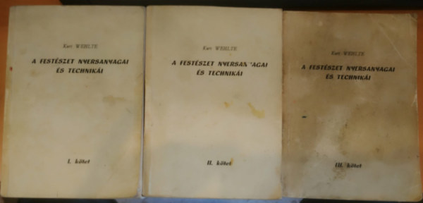 A fest�szet nyersanyagai �s technik�i I-III.