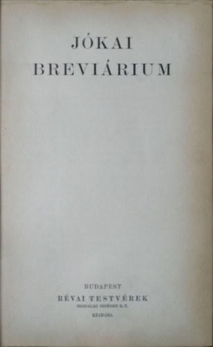 J�kai brevi�rium