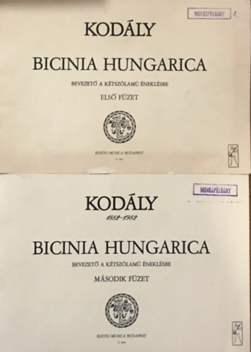 Bicinia Hungarica - Bevezet a ktszlam neklsbe I-II. fzet