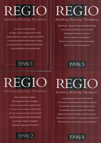 REGIO-Kisebbsgi Szemle 1998/1-4.