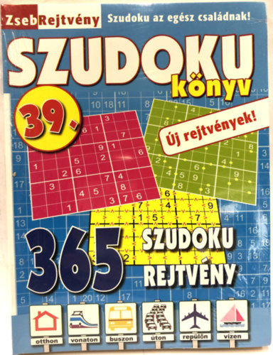 Szudoku knyv 39. - 365 szudoku rejtvny