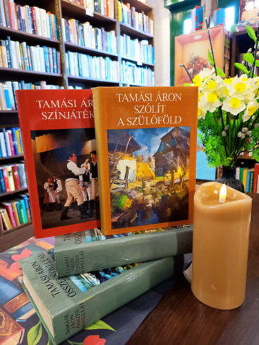 Tam�si �ron k�nyvcomag 3 darabos: Tam�si �ron �sszes novell�i I-II., Sz�l�t a sz�l�f�ld, Tam�si �ron sz�nj�t�kai I.